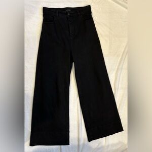 Universal Standard High Rise Wide Leg Black Jeans - size 10 - Carrie